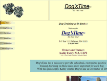 Tablet Screenshot of dogstime.com